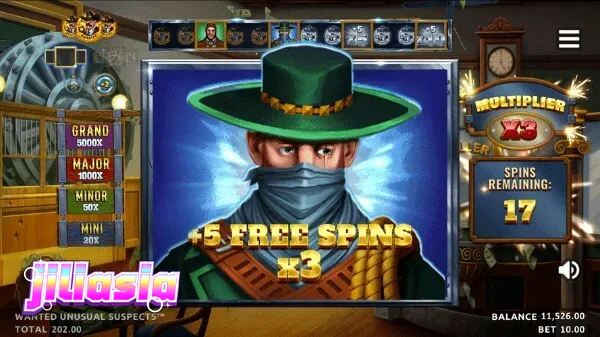 Unusual Suspects Cartel Cash slot game screen