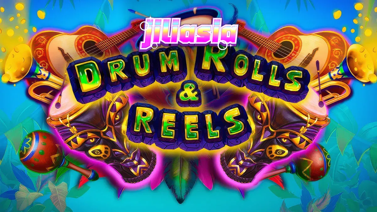 Makulay na disenyo ng Brazilian carnival sa slot na Drum Rolls & Reels